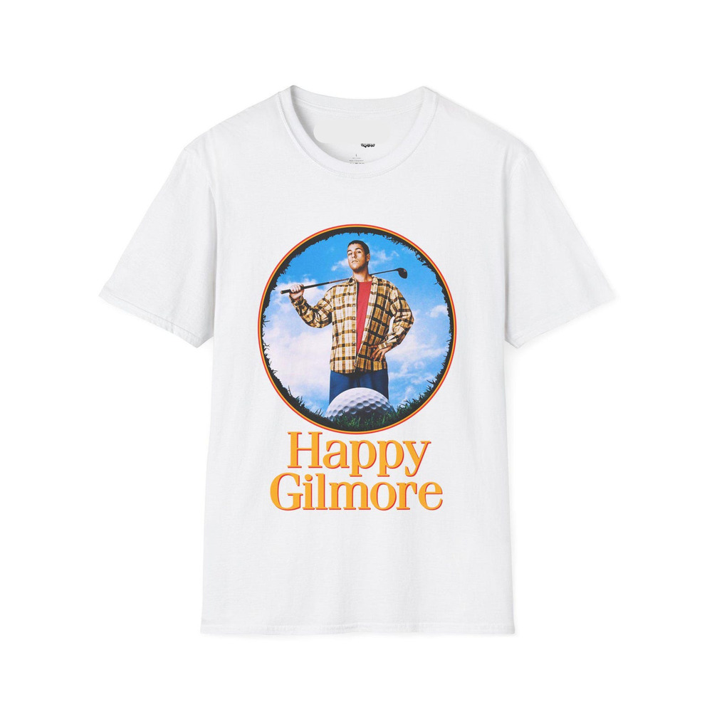 Happy Gilmore Golf T Shirt Funny Movie Tee For Golf Lovers White